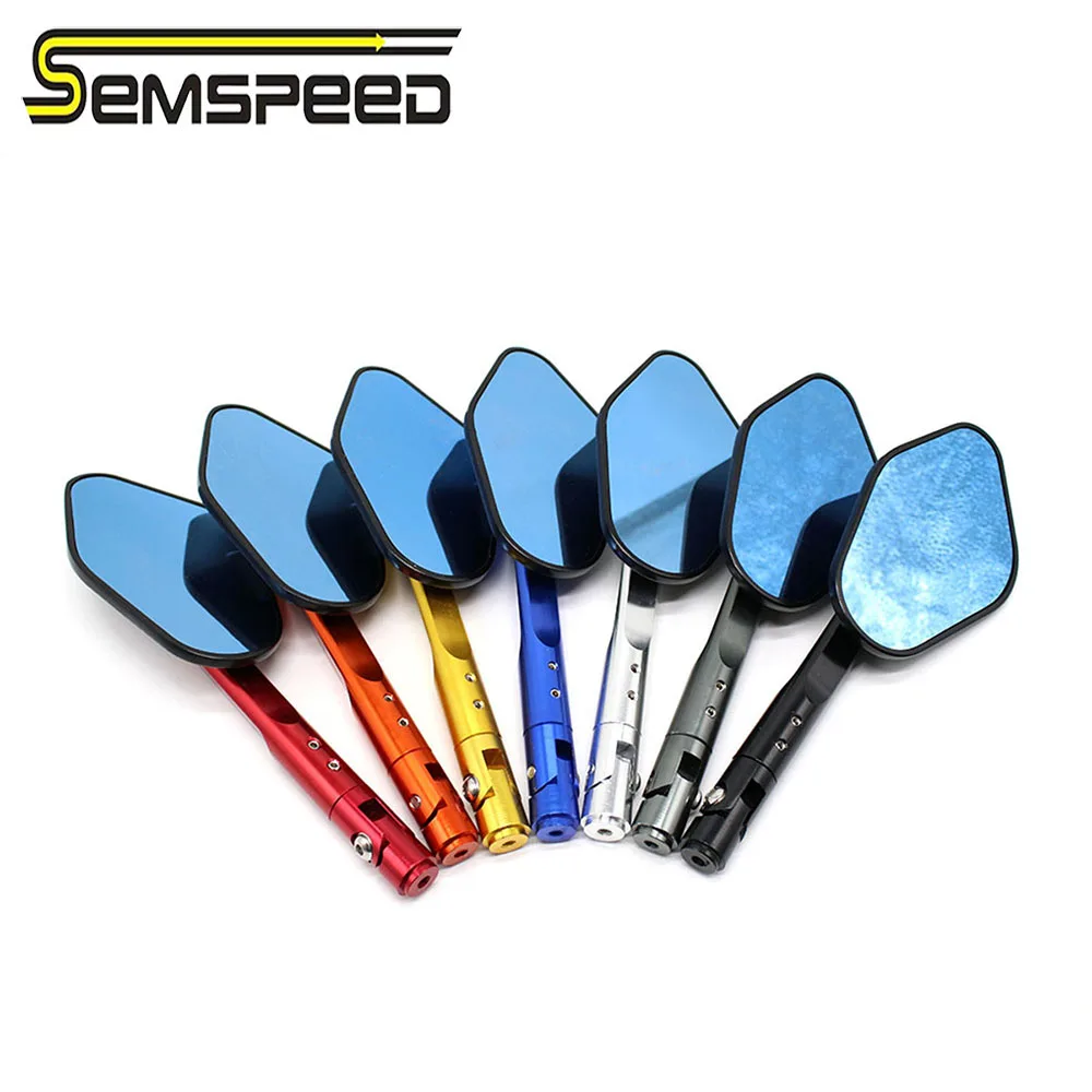 

Universal Motorcycle CNC Handel Bar Ends Rearview Mirrors For Suzuki Burgman 650 400 200 400S DR-Z125 DR-Z50 V-Strom 650 1000