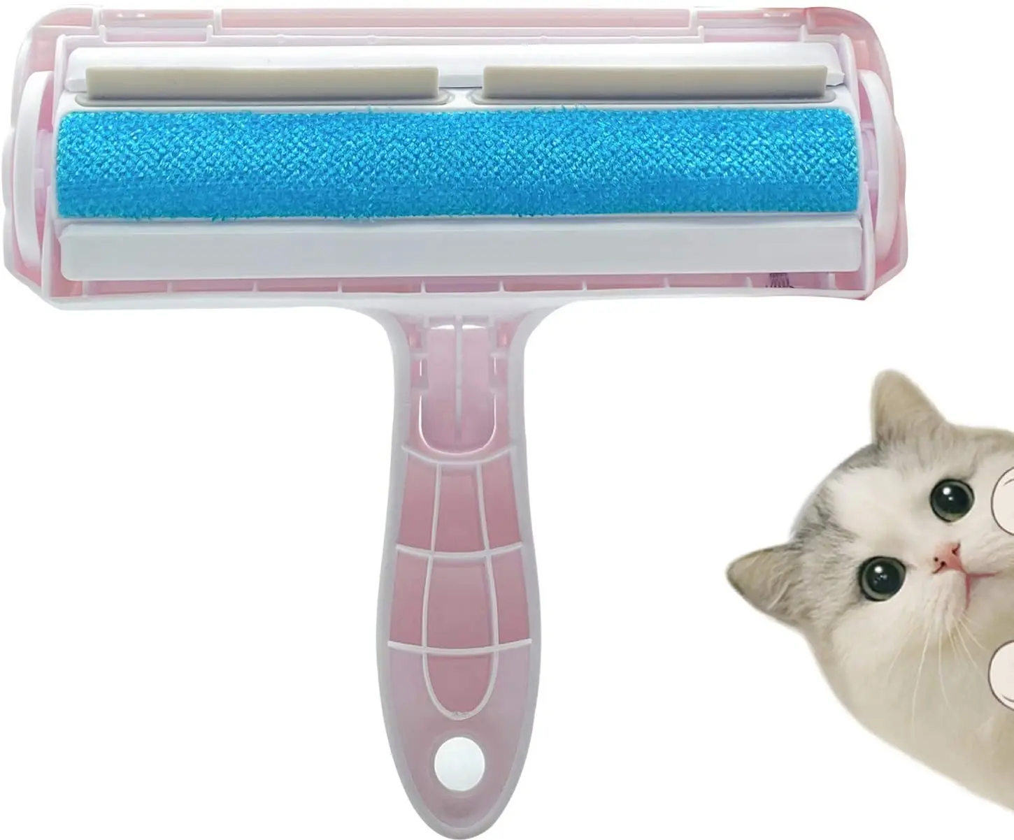 

Pet Hair Remover Dog and Cat Fur Removal Roller Tool with Cleaning Base, Suitable for Couch, Clothes, Car Seats