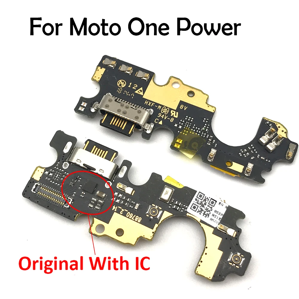 

5Pcs Charging Port Dock Socket Jack Connector USB Charger Board Flex Cable For Motorola Moto One Power XT1942-1 P30 Note