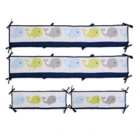 4pcs children infant crib bumper bed protector baby kids cotton cot nursery for bumper boy and girl bedding suitable