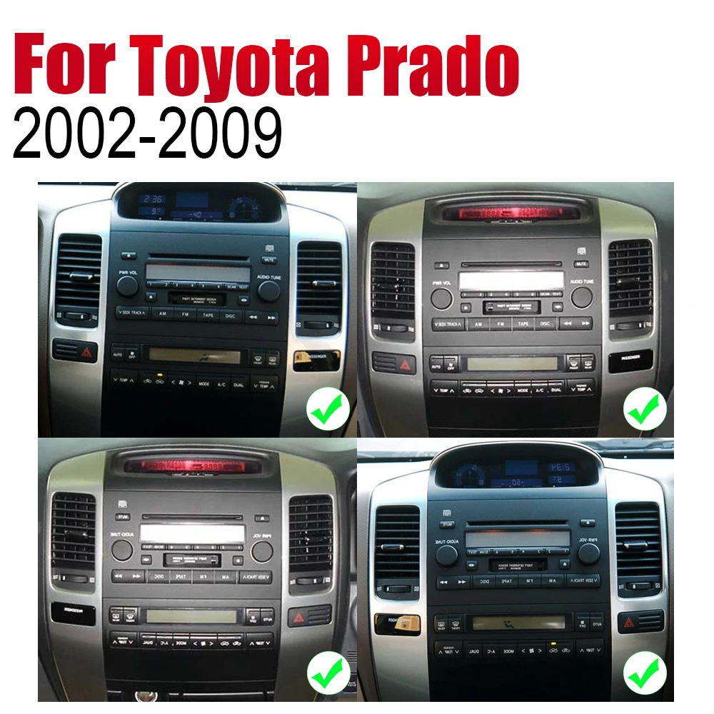 Автомагнитола ZaiXi 2 Din для Toyota Prado 2002 ~ 2009 GPS-навигация BT Wi-Fi карта мультимедийная