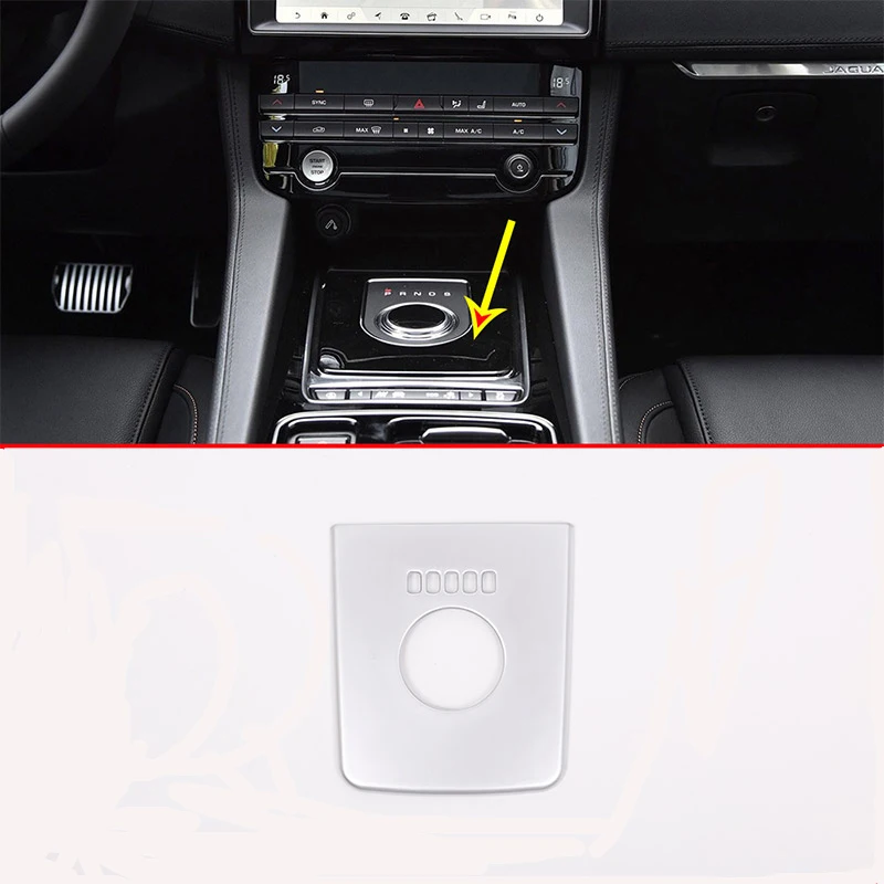 

Car ABS Gear Shift Panel Cover Trim Accessories For Jaguar F-PACE XEL XFL X761 2016-2018