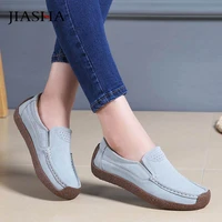 casual sneakers women shoes 2021 new genuine leather comfortable slip on flats female shoe woman sneaker chaussures femme