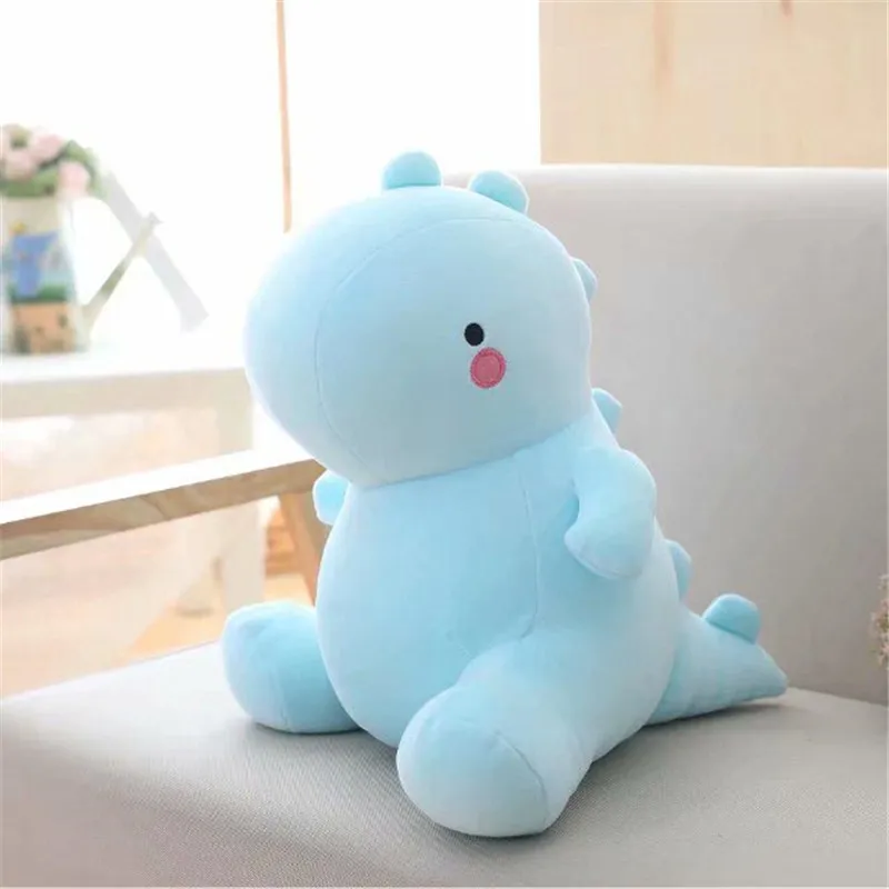 

2021 new arrival plush dinosaur toys cute cartoon dinosaur soft pillow 30cm 40cm 50cm stuffed animal soft doll kids toy for girl