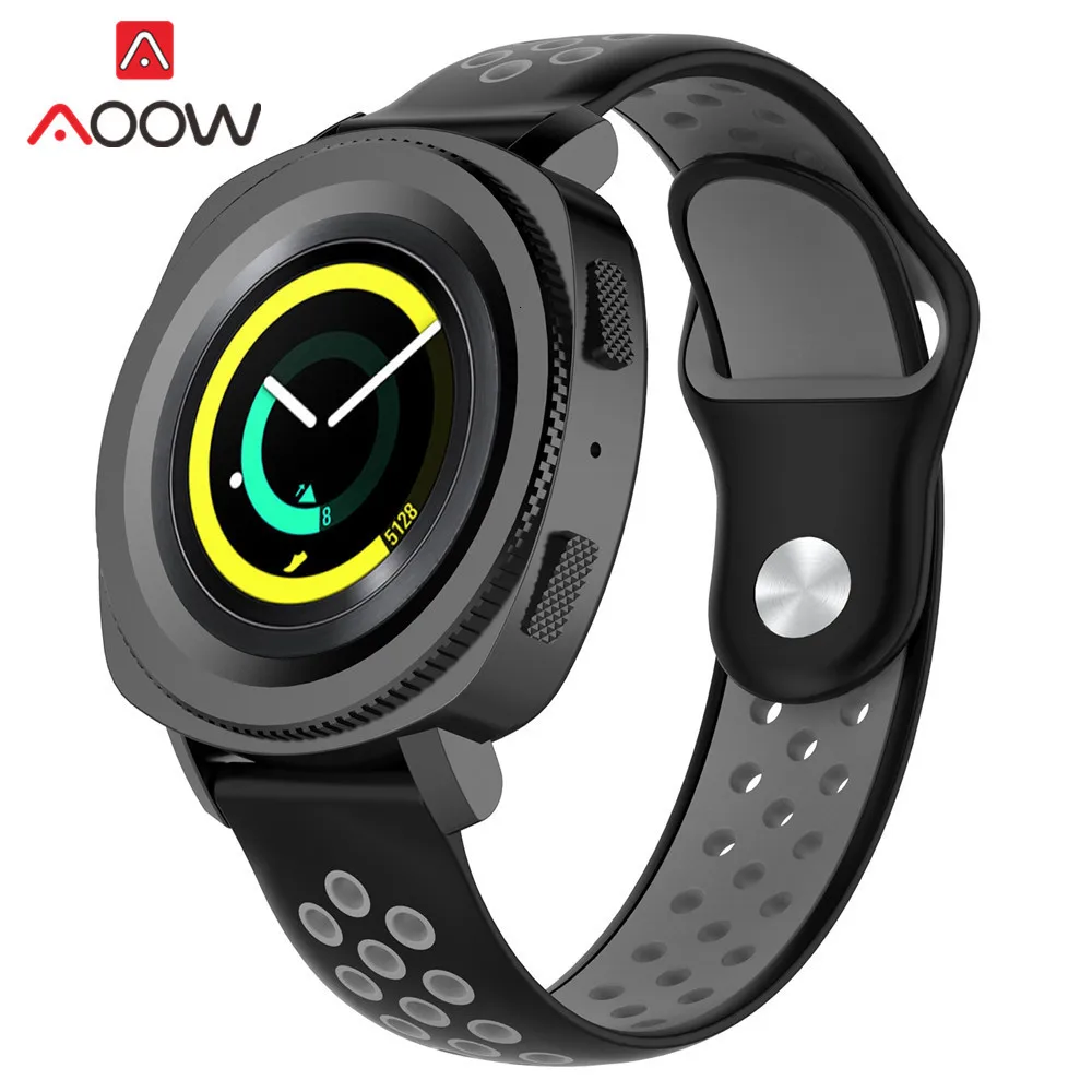 18 мм 20 мм 22 мм мягкий силиконовый ремешок для часов для samsung Galaxy Watch 42 мм 46 мм спортивный браслет ремешок для gear S2 S3 Huami Amazfit