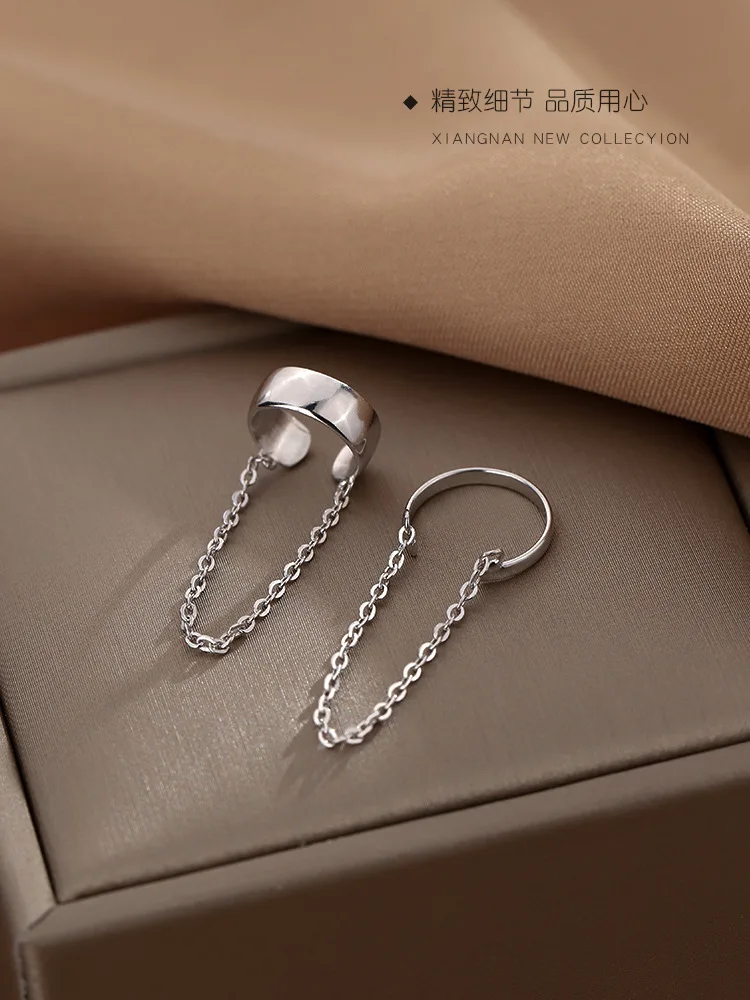 Ювелирные изделия для ушей из серебра s925 пробы ювелирные с клипсой ретро-клипса