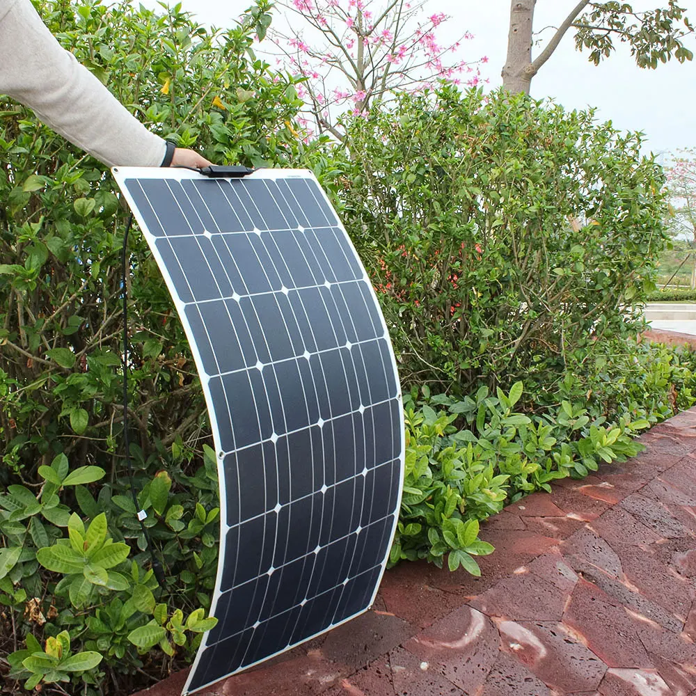 Гибкая солнечная батарея по оптовочной ценеоп 400w100W 200W 300Ws высокого качества 12V 24V