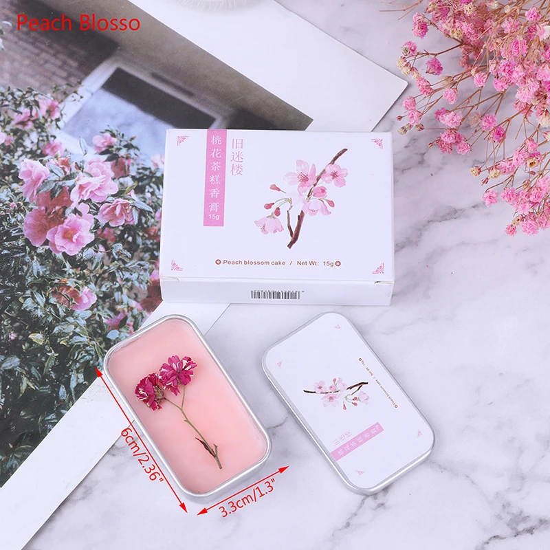 

Portable Solid Perfume Woman's Floral and Fruity Long Lasting Fragrance Aroma Aromatherapy Deodorant Body Care Attract Men