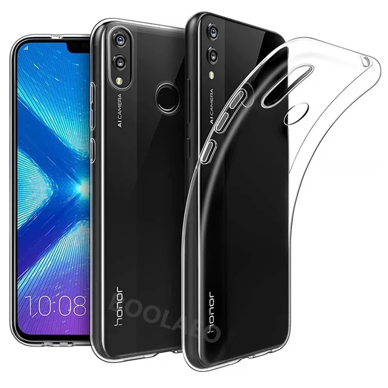 Роскошный чехол для huawei Honor 8X Capinhas ультра тонкий мягкий силиконовый из ТПУ 7X BND-L21