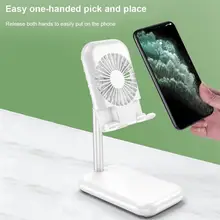 Phone Holder Heat Dissipation Adjustable Mobile Stand 270° Foldable Rechargeable Smartphone Bracket