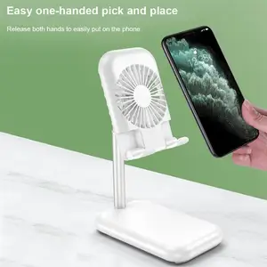phone holder heat dissipation adjustable mobile stand 270° foldable rechargeable smartphone bracket free global shipping