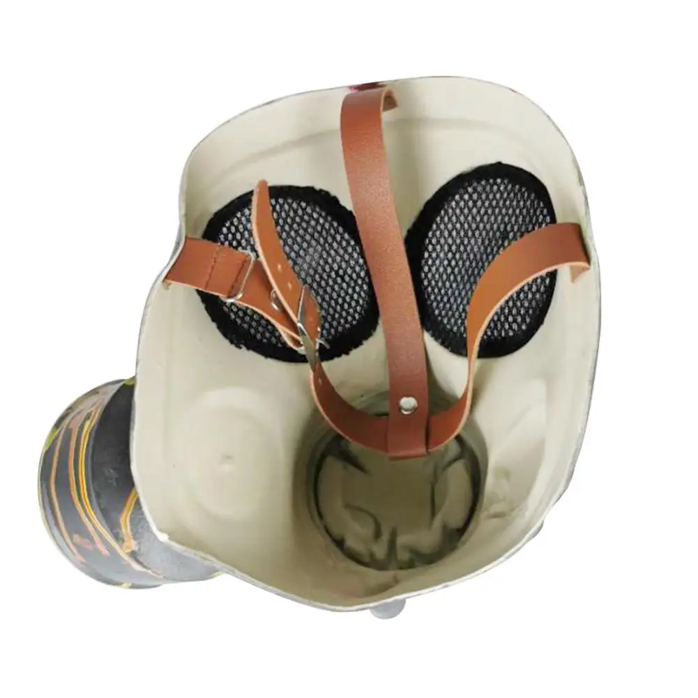 Маска к Хэллоуину в ретро стиле с камуфляжным принтом из латекса панк противогаз