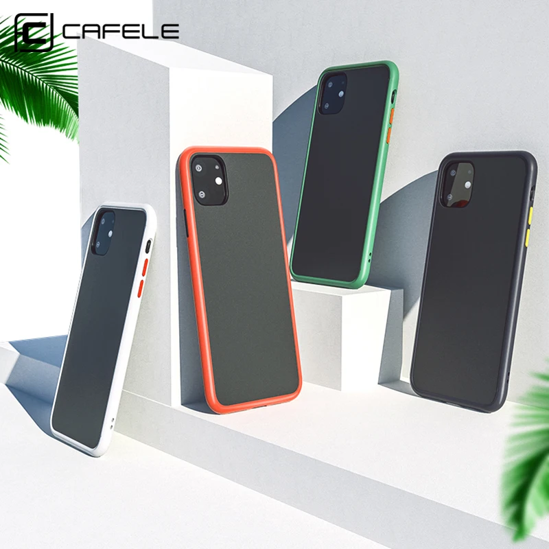 CAFELE 2019 Новейший цветной чехол для iphone 11/11 pro/11 pro max силиконовый + PC полупрозрачный 11