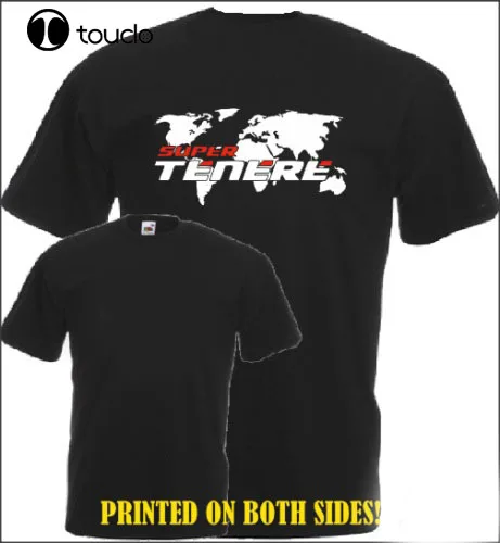 Новое поступление Мужская модная футболка с надписью Super Tenere в японском стиле