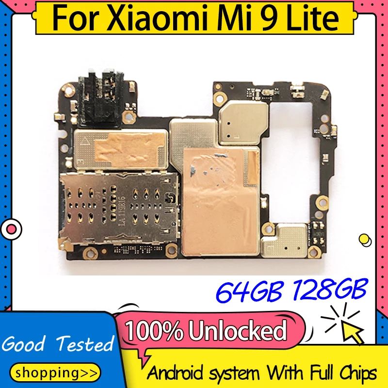 Материнская плата для Xiaomi CC9 MiCC9 Mi 9 Lite материнская оригинальная рабочая деталь