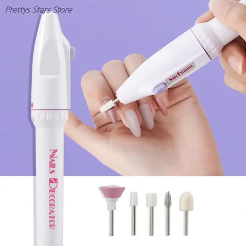 Electric Nail Drill Machine Kit Handpiece Polish File Drills Bit Pen Manicure Pedicure Nail Art Tool