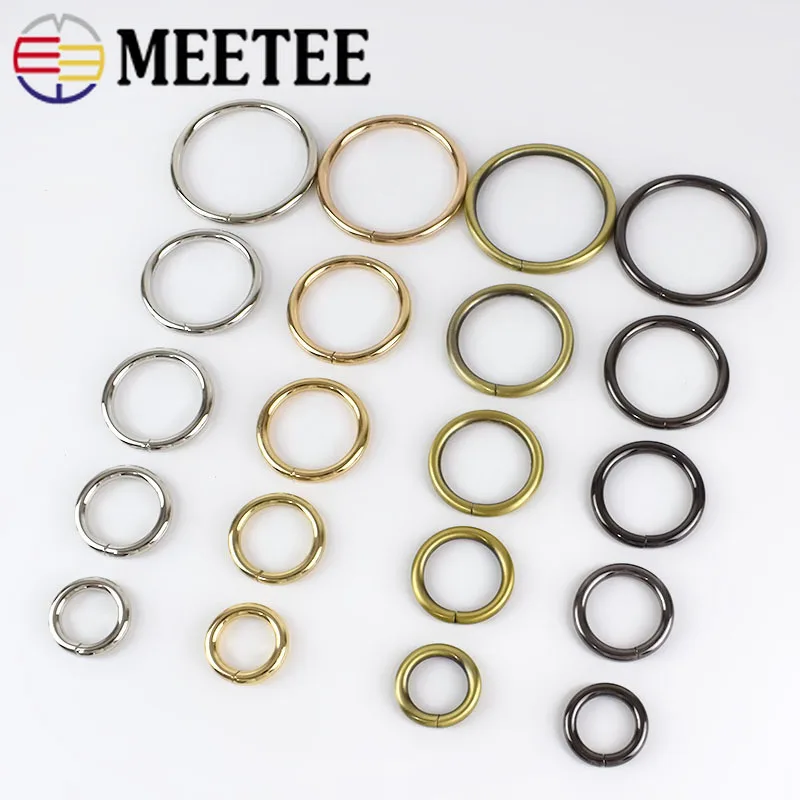 5/10 шт Meetee 16 50 мм Металлические d образные кольца для пряжки ошейник собаки