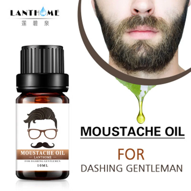 10 мл масло для усов Лихи нежных мужчин эссенция роста волос увлажняющее бровей и