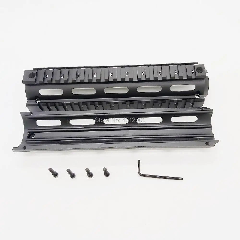 AR-15 падение в Quad Rail Два шт AR 15 Handguard Алюминий 9 дюймов для M4 M16 AR15 Handguard