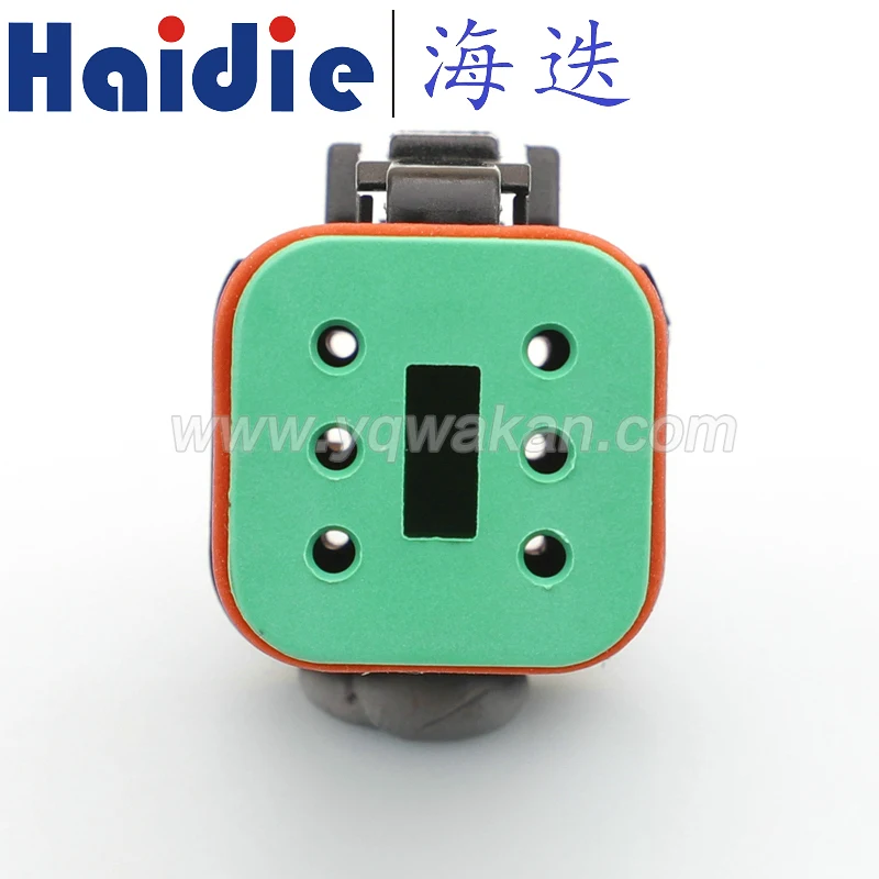 

2sets 6pin auto wiring electric plug AT06-6S-EC01BLK cable harness sealed connector DT06-6S-E005