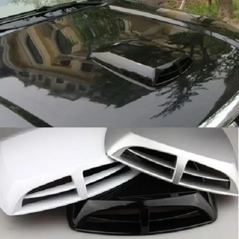 

Universal Car Hood Fake Air Vent Cover Air Vent Modification Air Inlet Air Flow Intake Scoop Turbo Bonne Car Accessories
