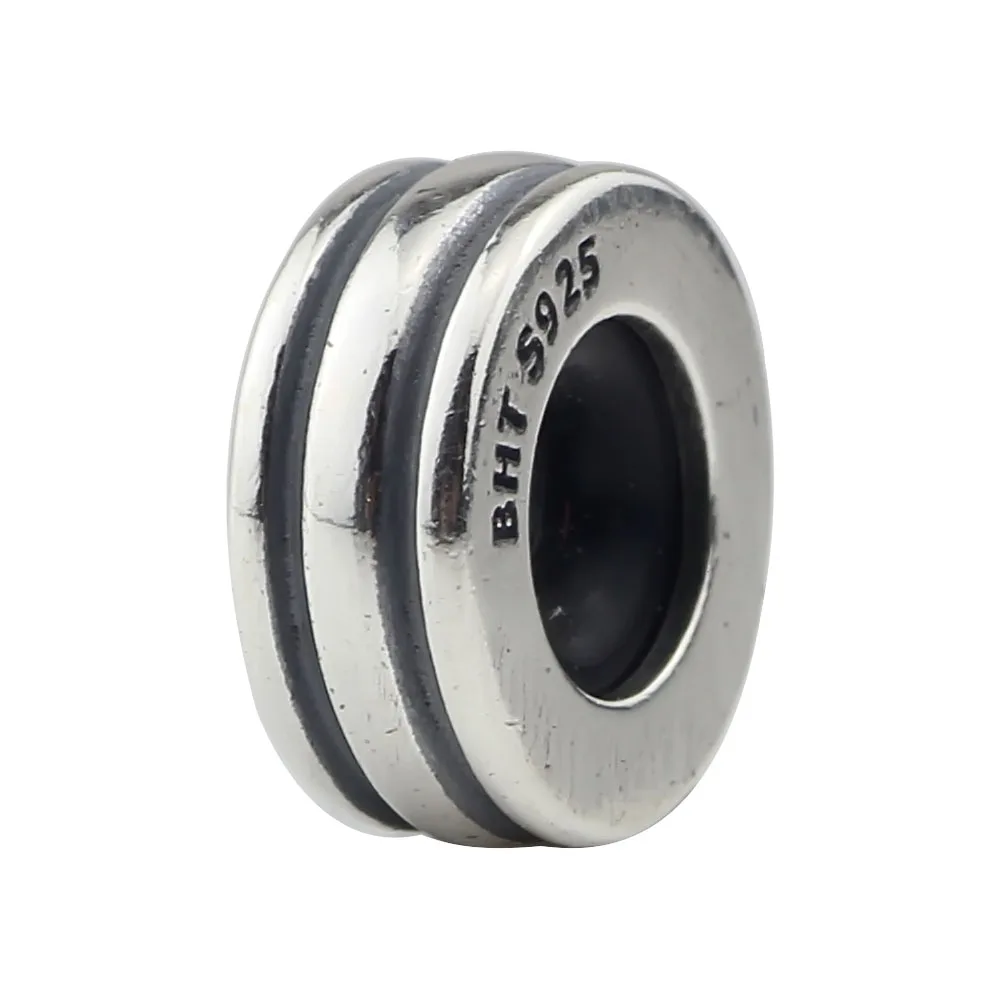 Бусины Hunter 925 пробы серебряные в европейском стиле разделители стопор сердце