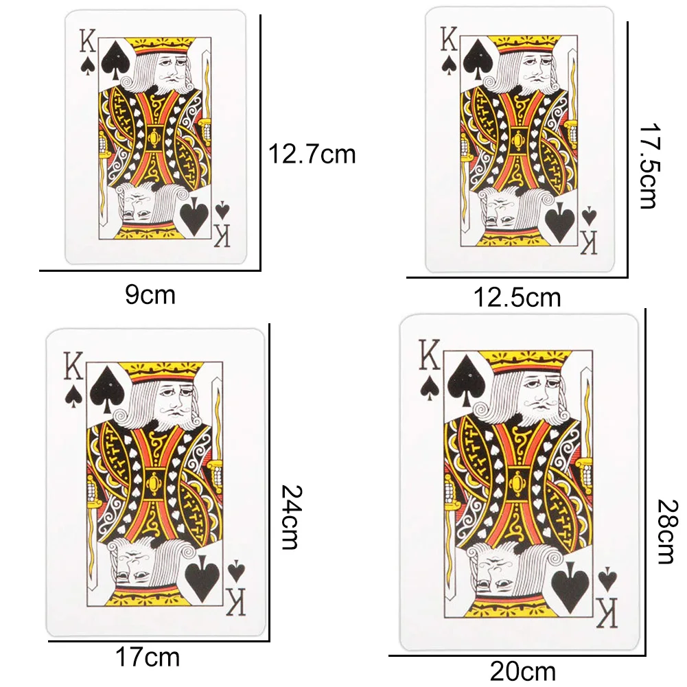 

Large Playing Cards Outdoor Game Family Party School Full Deck 3.6 X 4.9' for Great Pub BBQ Party Game Travling Nine Times
