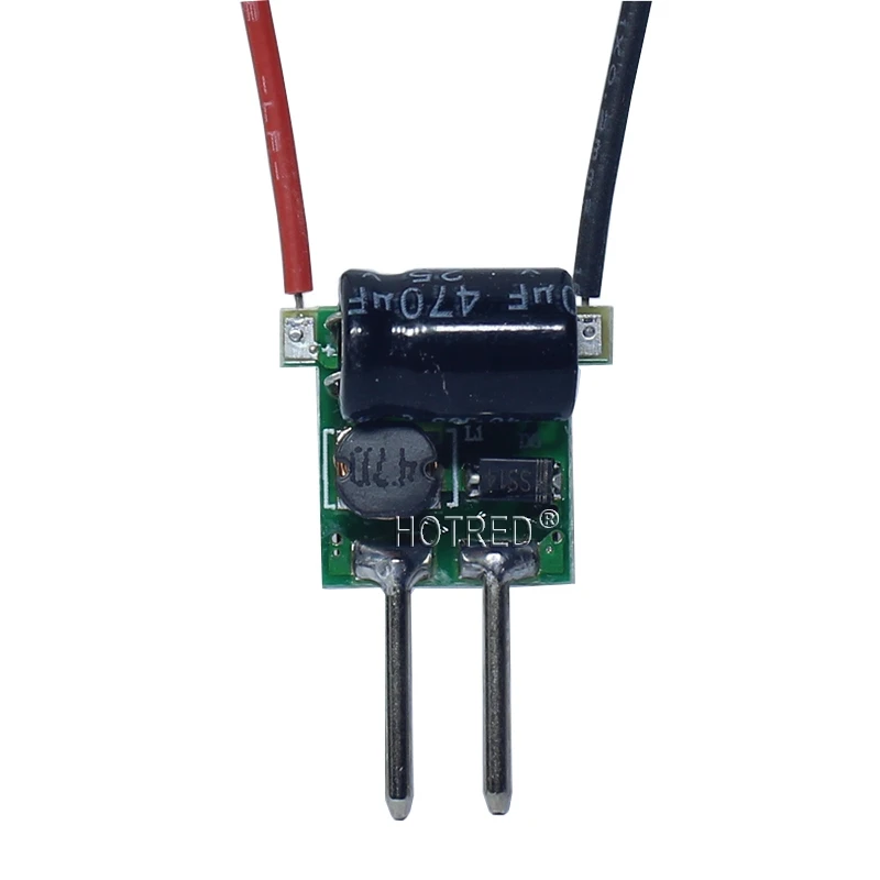 10 шт. DC-DC 2 шпильки MR16 1x1 Вт 1x3 Вт 3x1 Вт 1-3x1W 3x3w 3x2 Вт 4-7x1w светодиодный драйвер Питание для 1 Вт 2 Вт 3 Вт, 4 Вт 5 Вт 7 Вт светильник лампочка