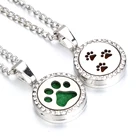 Ожерелье для ароматерапии, ожерелье с диффузором эфирного масла, кулон из нержавеющей стали, ожерелье с духами Ароматические украшения