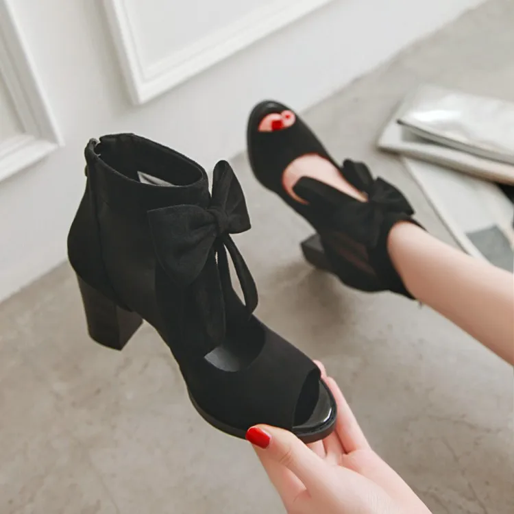 Сандалии женские на высоком каблуке Босоножки с открытым носком сетчатая обувь