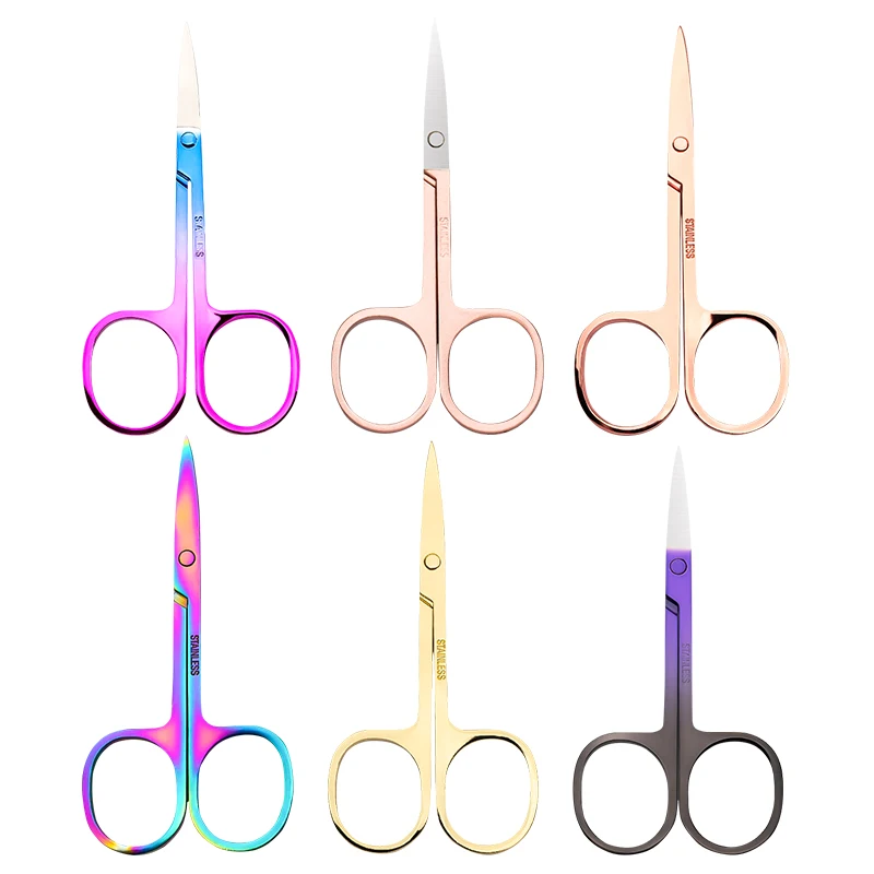 

Nail Cuticle Nipper Scissors Stainless Steel Rainbow Tweezer Clipper Dead Skin Remover Scissor Plier Pusher Makeup Beauty Tool