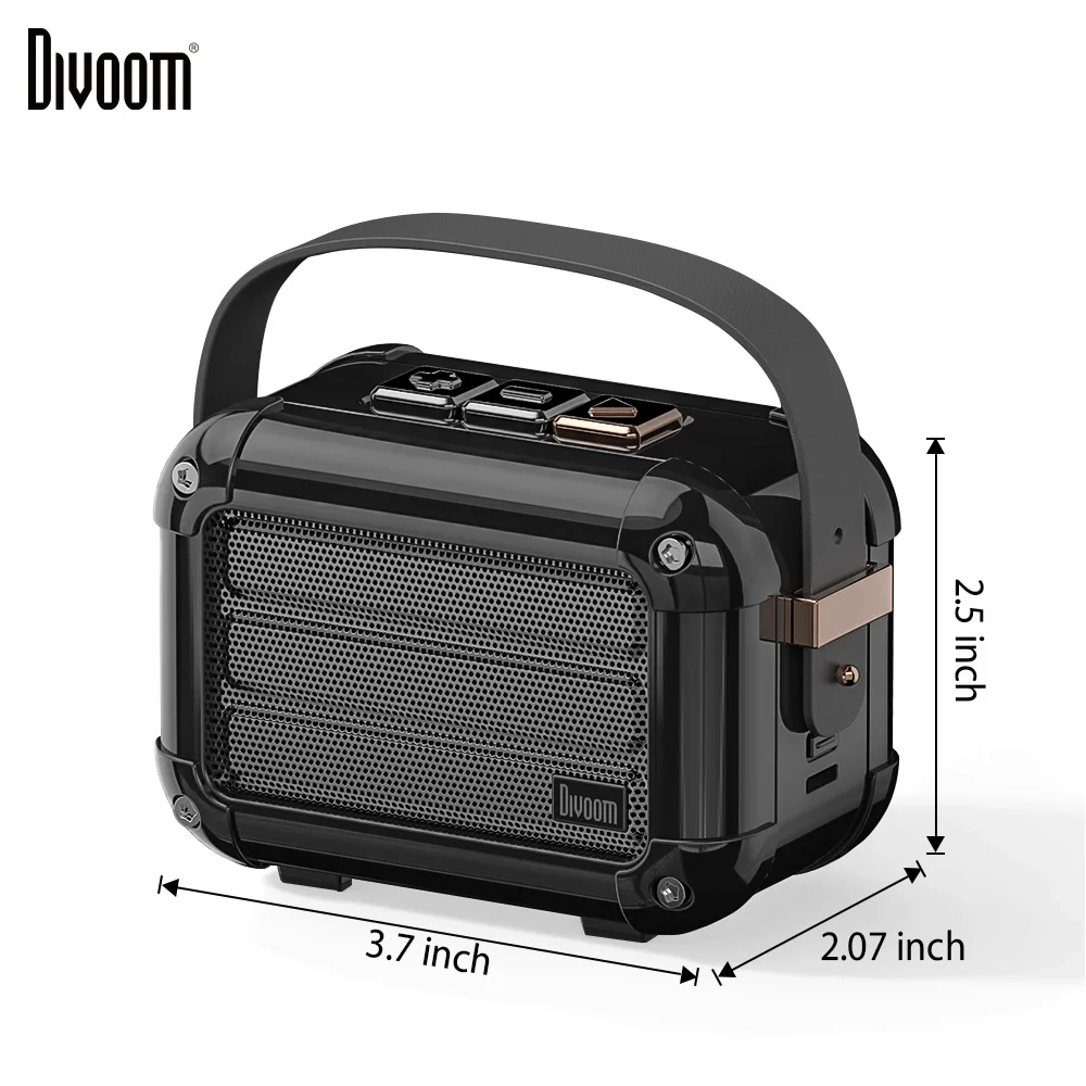 Divoom Macchiato bluetooth беспроводной портативный динамик с FM радио TWS функция