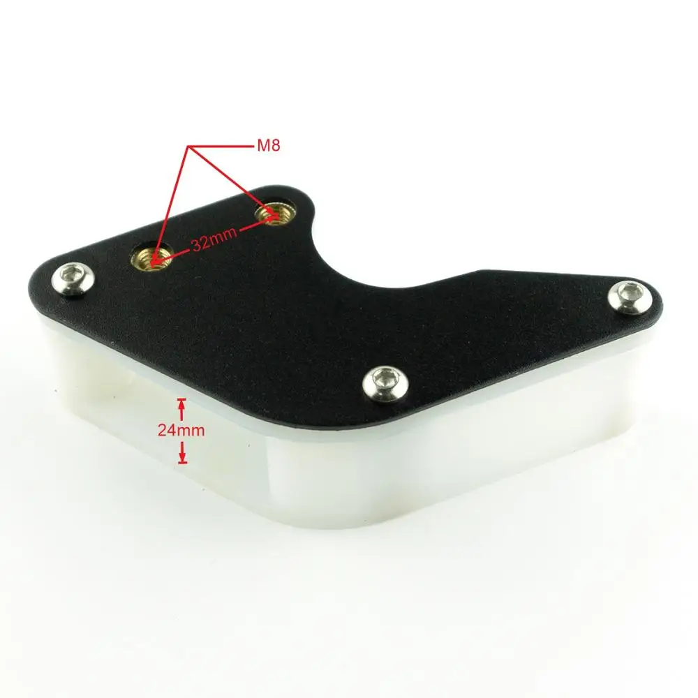 Красочные грязи питбайк алюминиевая цепь Guard Guide Fit ирбис ABM KAYO BAJA KLX ATOMIK TTR CRF50 70