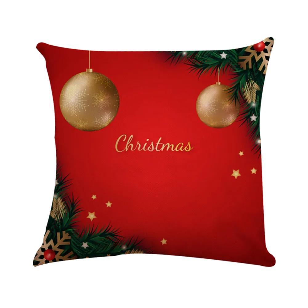 Рождество наволочки Санта Клаус для подушек Декоративные полиэстер диванных