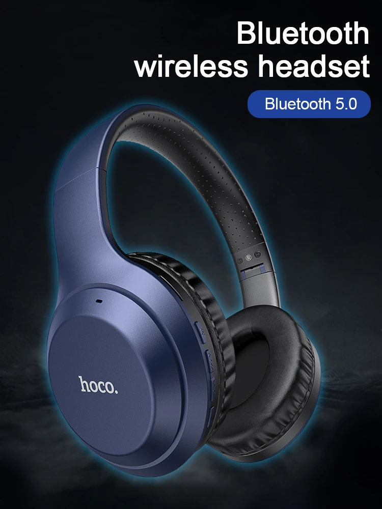

Wireless Bluetooth 5.0 Headphones Foldable Deep Bass 3D Stereo Over Ear Earphone With Mic Noise Cancelling Game Headset