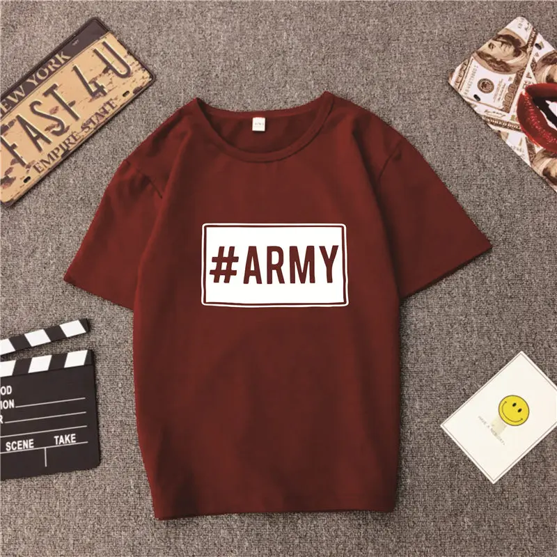 BANGTAN BOY # армейские фанаты крутые модные Графические футболки для женщин Kpop