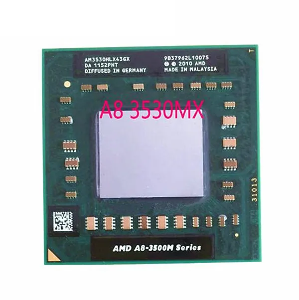 Процессор AMD для ноутбука A8 3530MX процессор AM3530HLX43GX 1 9 ГГц/4 м/четырехъядерный FS1