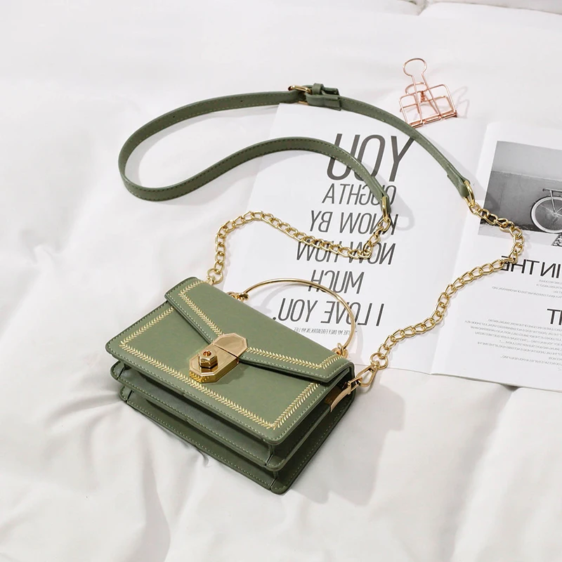 

New Woman Shoulder Bag Fashionable Simple Chain Messenger Bag High Quality Luxury Designer Handbag 2021 New Female Underarm Bag