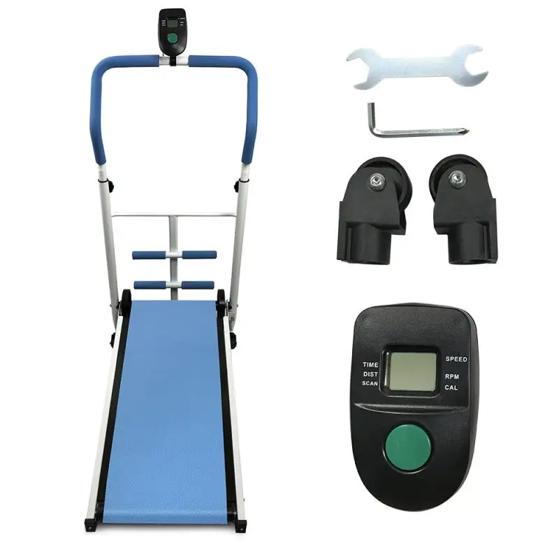 Mechanical Treadmill Home Running Machine With Handrail Walking Machine Multifunctional Sit Up Indoor Fitness Equipment HWC