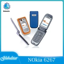 Nokia 6267 Refurbished Original Filp 6267 Unlocked Mobile Phone Quad-Band Phone Russian Keyboard refurbished Free shipping