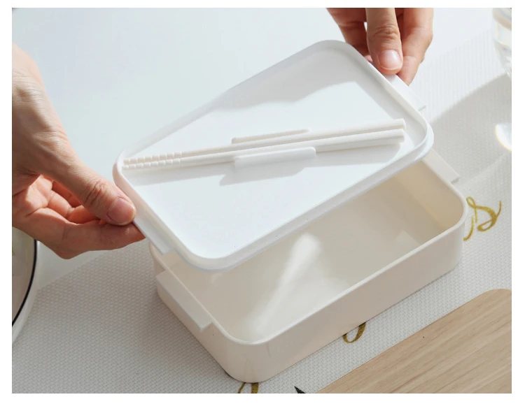 BPA Бесплатный Ланч-бокс экологичный пищевой PP Bento box Microwaveble столовая посуда контейнер для хранения еды для офиса детей