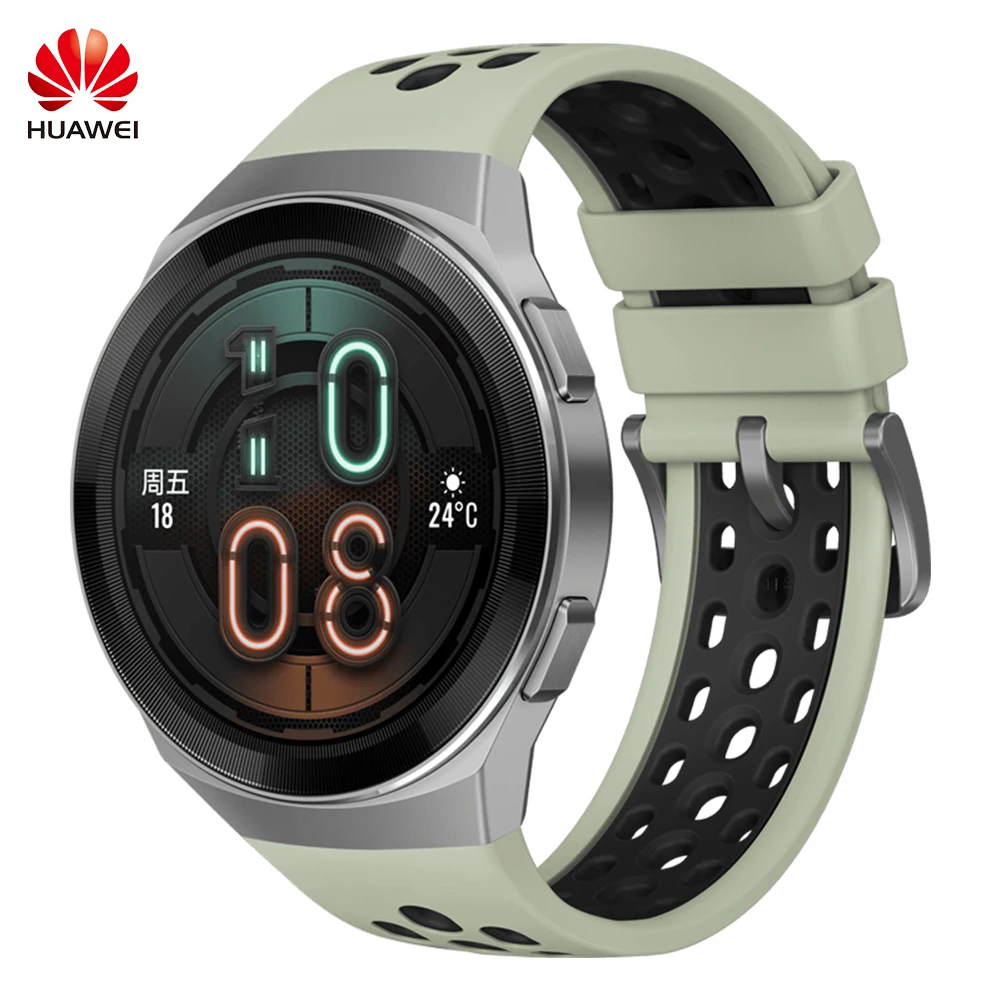 

Новое поступление, Спортивная модель HUAWEI WATCH GT 2e (обсидиановый черный), срок службы батареи 2 недели, 100 видов спорта