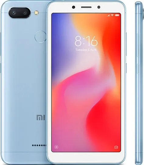 Blue Xiaomi Redmi 6 с глобальной версией, 4 Гб ОЗУ, 64 Гб ПЗУ, смартфон Helio P22, Восьмиядерный процессор, 12 Мп+ 5 МП, две камеры, 5,45 дюйма, аккумулятор 3000 мАч - Цвет: Blue