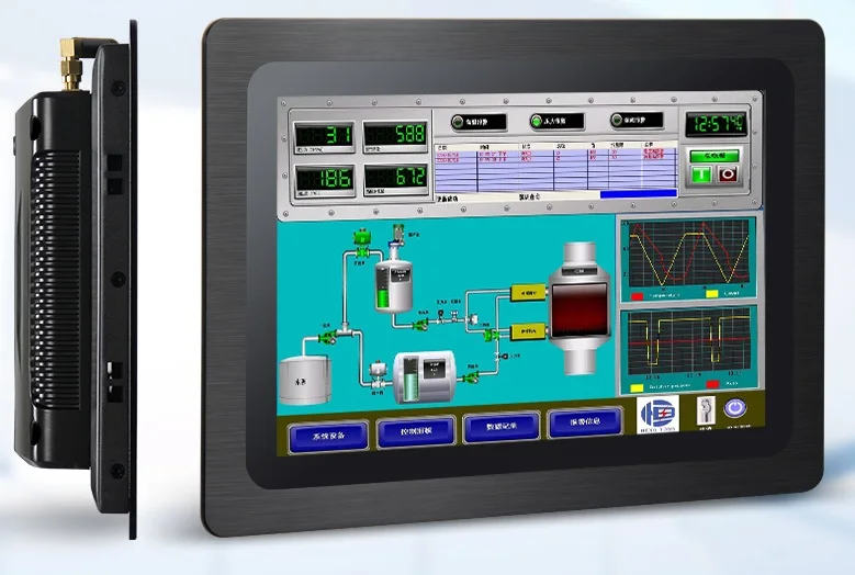 Промышленный Android панель ПК 12 1 дюймов LCD A64 Cortex A53 ЦП емкостный сенсорный экран