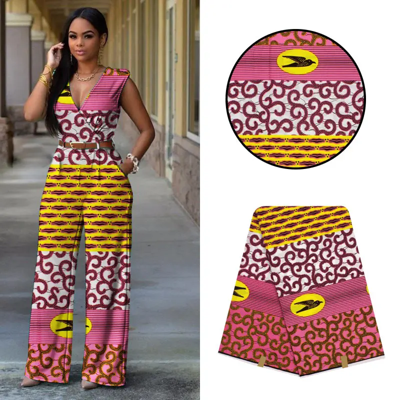 Африканская ткань Анкары высокого качества настоящий воск 100% хлопок африканская