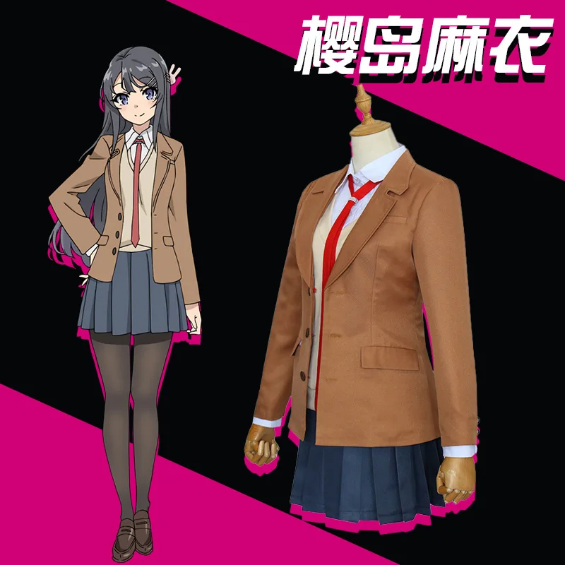 Новое поступление Sakurajima Mai косплей для женщин аниме Seishun Buta Yarou Wa Bunny Girl Senpai No Yume Wo