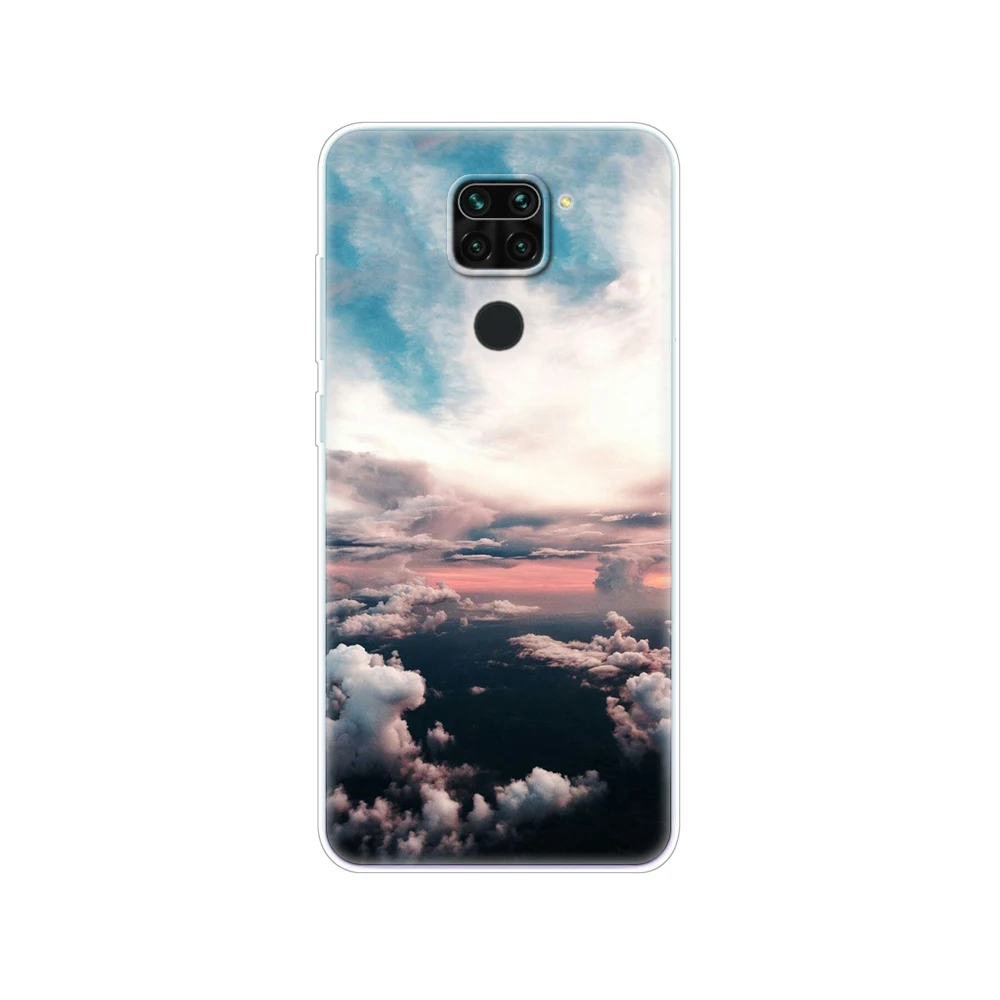 Чехол для телефона Xiaomi Redmi Note 9 из мягкого силикона TPU, задняя защитная сумка-бампер Pro On Max Back.