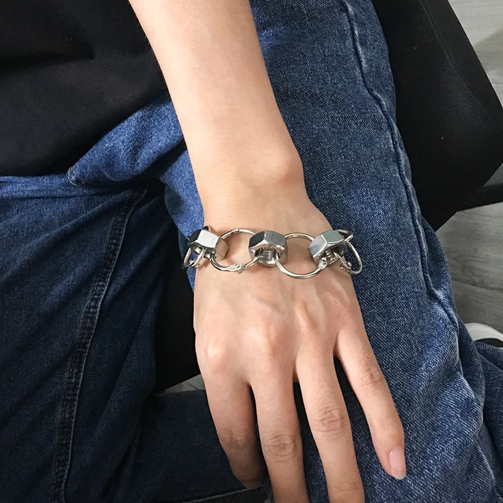 bracelet 24 стиля, Харадзюку, хип-хоп, пламя, слои, крест, ключица, ожерелье, лезвие, шипы, замок, унисекс, Очаровательная цепочка, рок, панк, ювелирное изделие, подарок - Окраска металла: bracelet