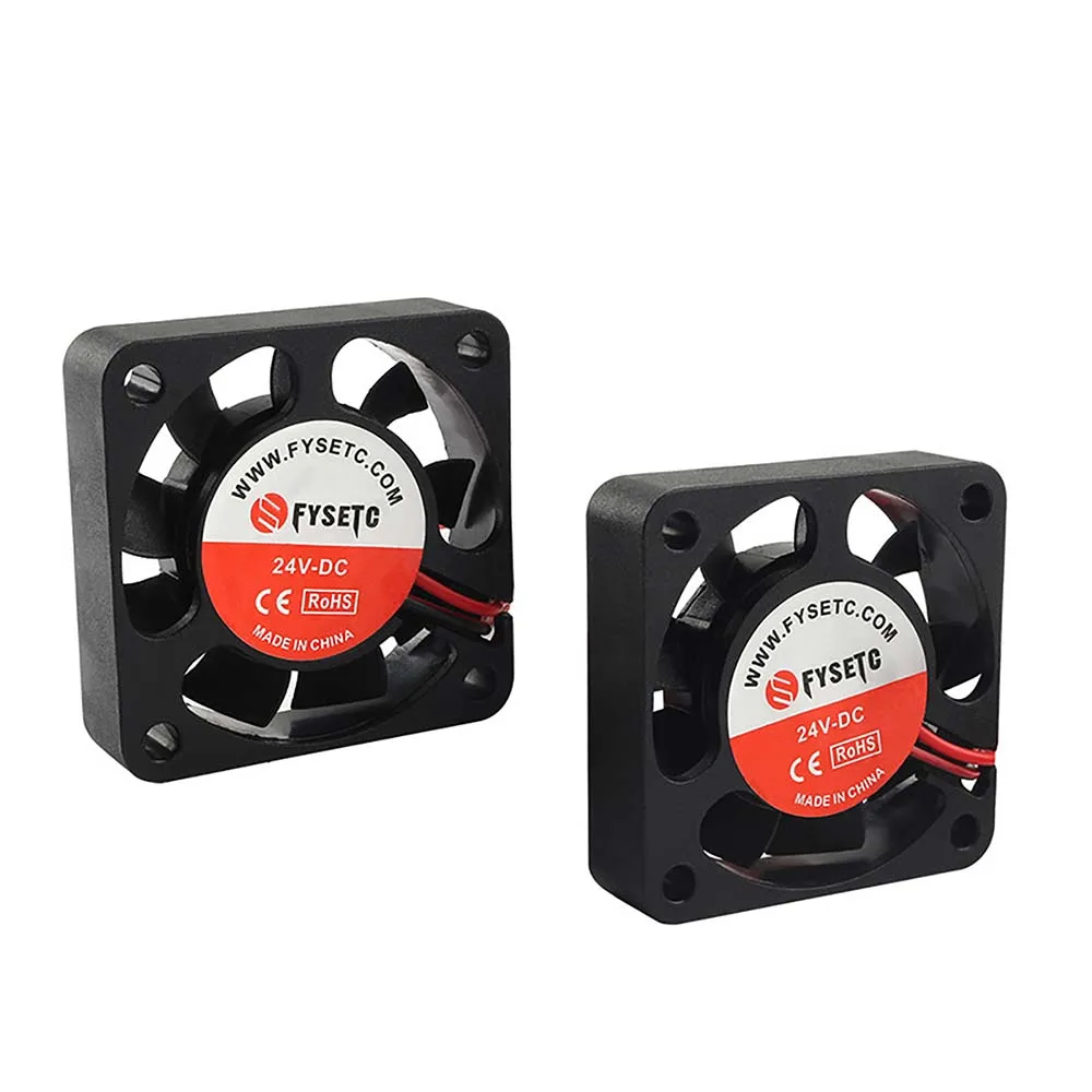 

DC12V 2pcs/set 40x40x10mm Blower Fan Cooling Fan Mute 24V Bearing Radiator Cooler for CR-10 CR-X 3D Printer Accessories