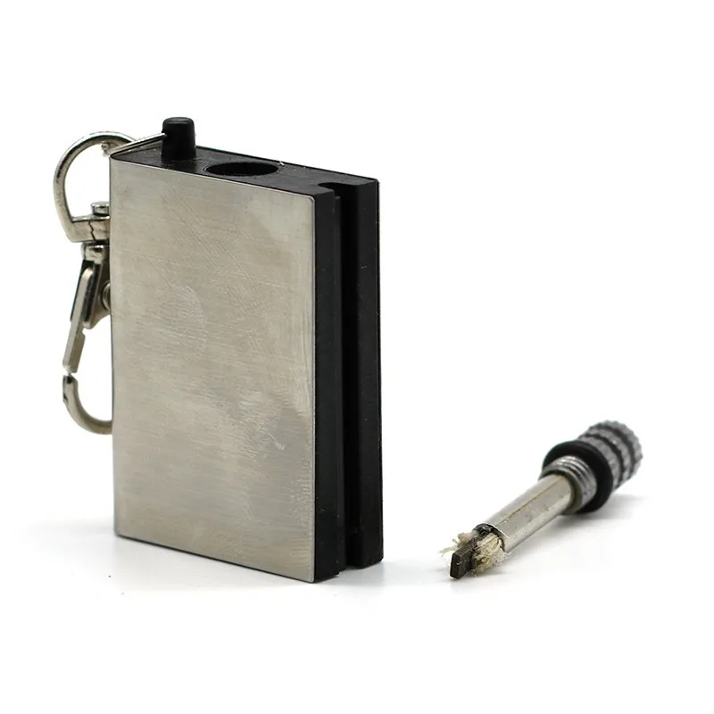 Без масла мгновенная аварийная кремневая огневая зажигалка подходит для